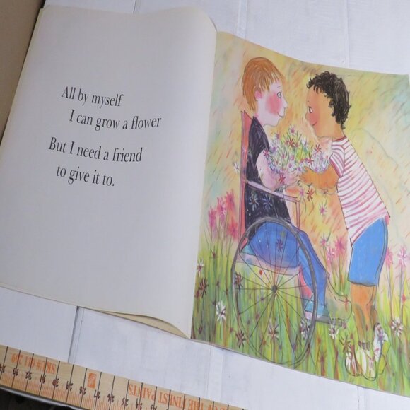 I Need A Friend BIG BOOK (almost 2 feet tall) by Sherry Kafka School Classroom - Picture 3 of 10